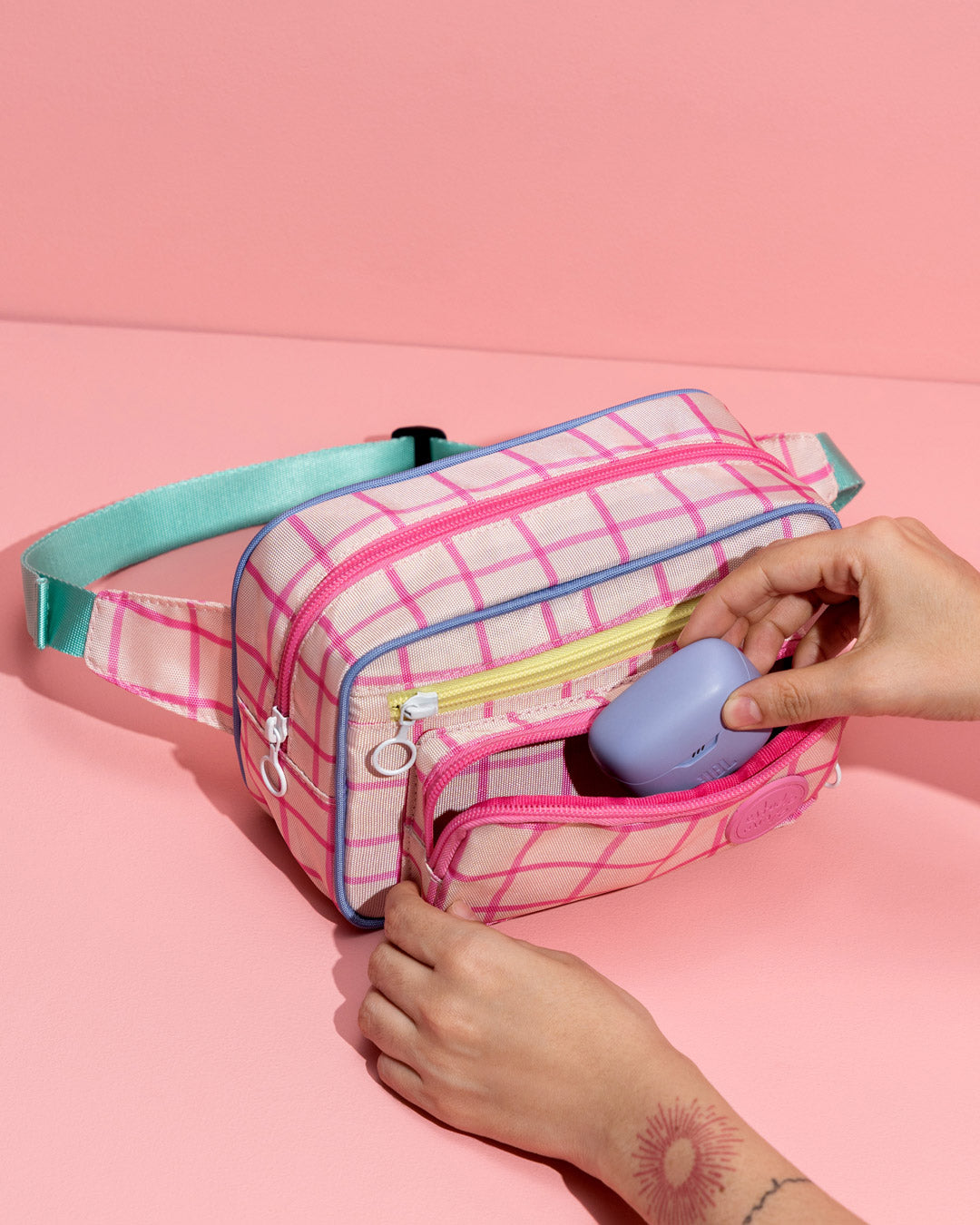 Canguro Pink Checkers