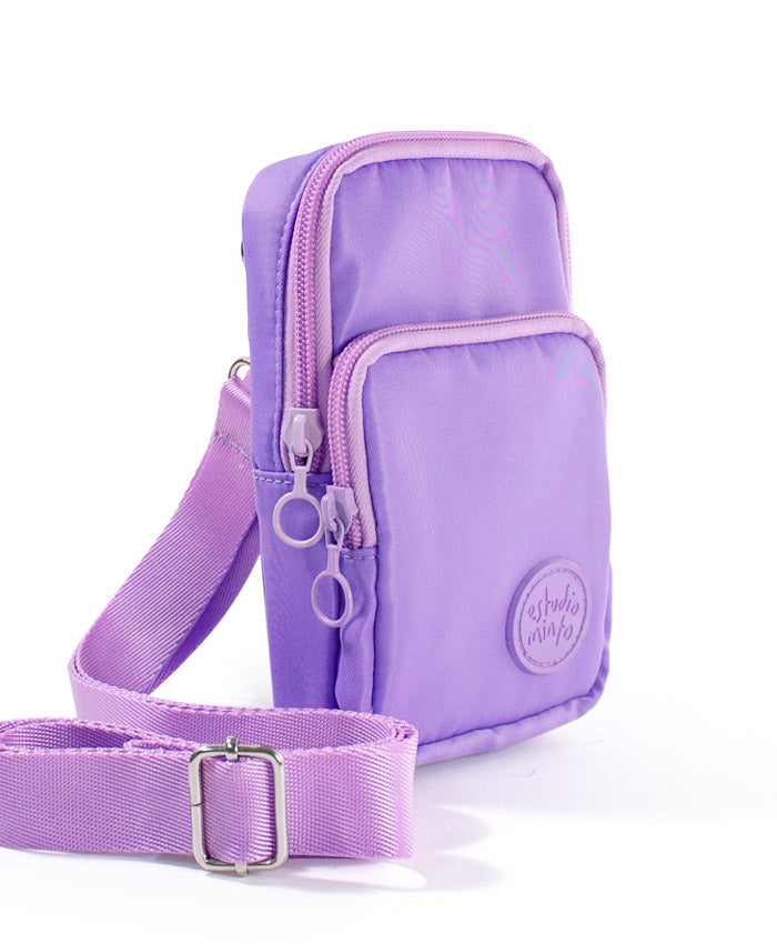 Cell Wallet Crossbody Lila