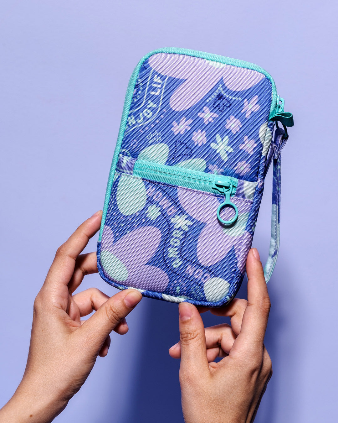 Cell Wallet Bandana Lila