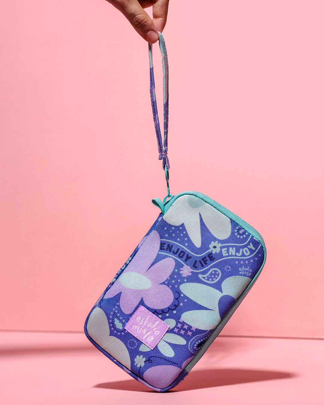 Cell Wallet Bandana Lila