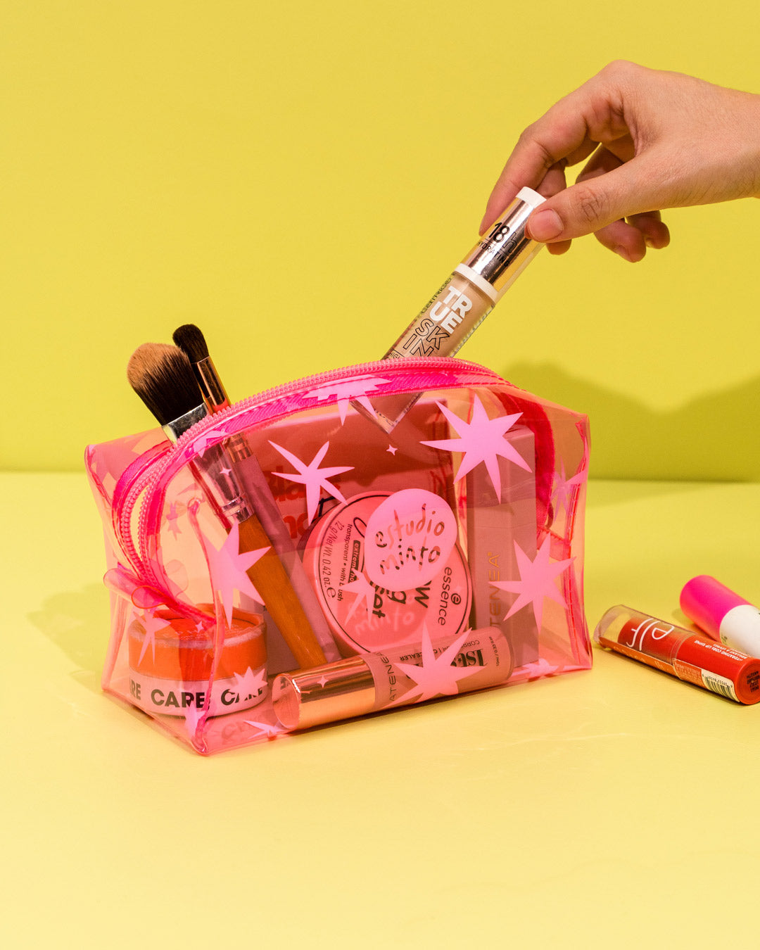 Cosmetiquera Boxy Star Pink