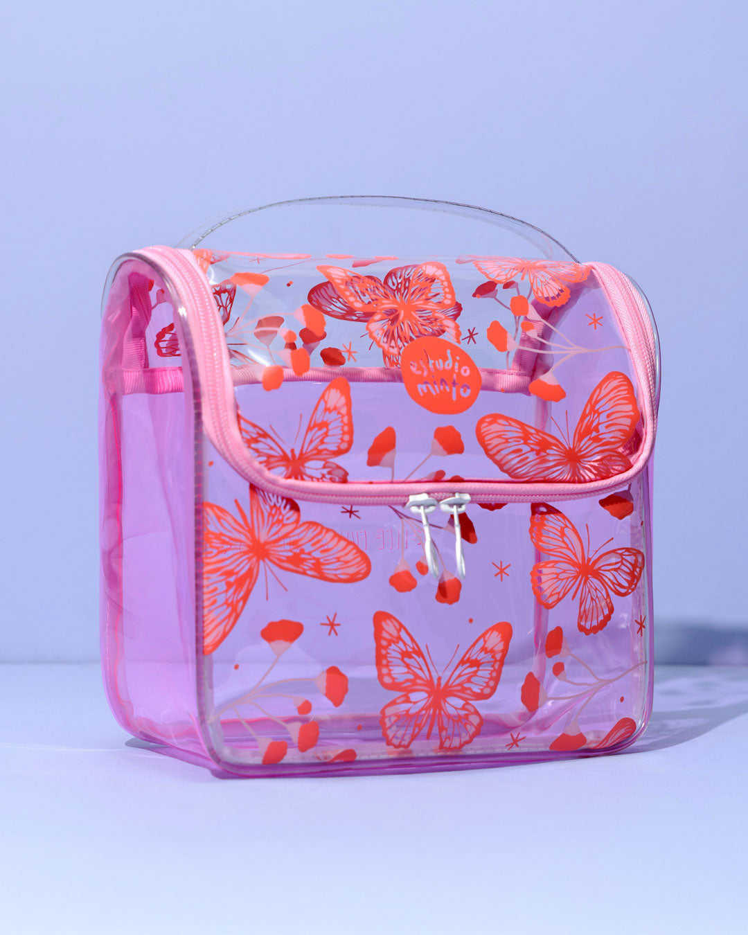 Neceser Crystal Alas Rosa