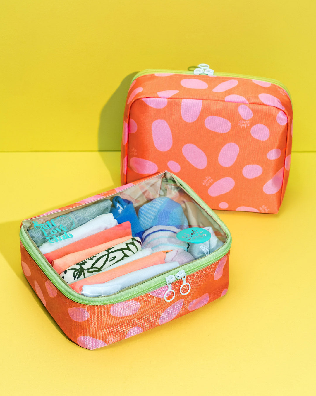 Organizador de ropa pequeño Bubble naranja