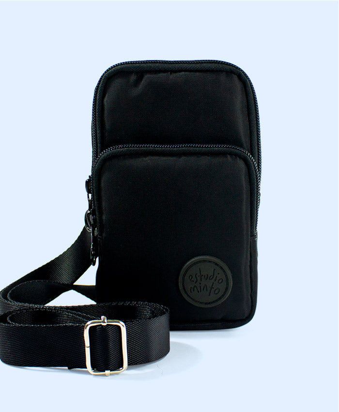 Cell Wallet Crossbody Black