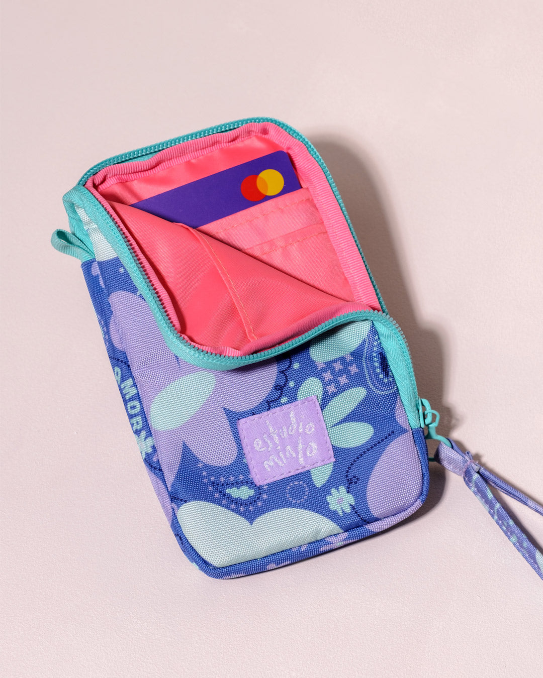 Cell Wallet Bandana Lila