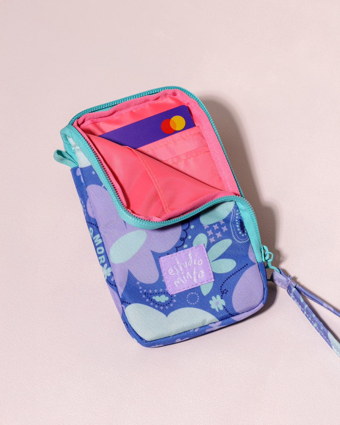 Cell Wallet Bandana Lila