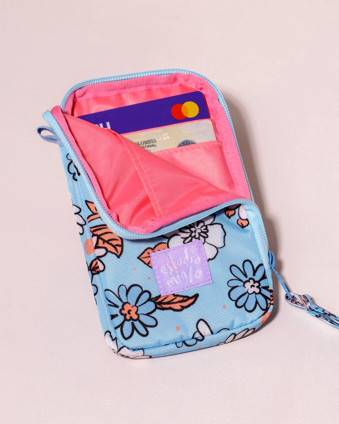 Cell Wallet Sky Blue