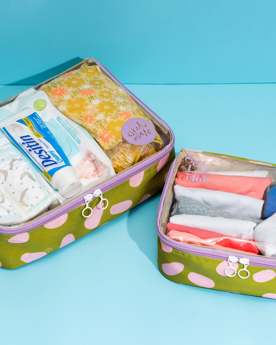 Set de organizador de ropa Bubble lima