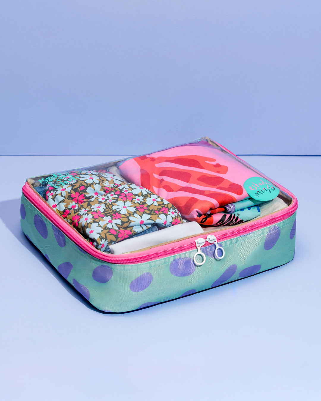 Organizador de ropa grande Bubble menta