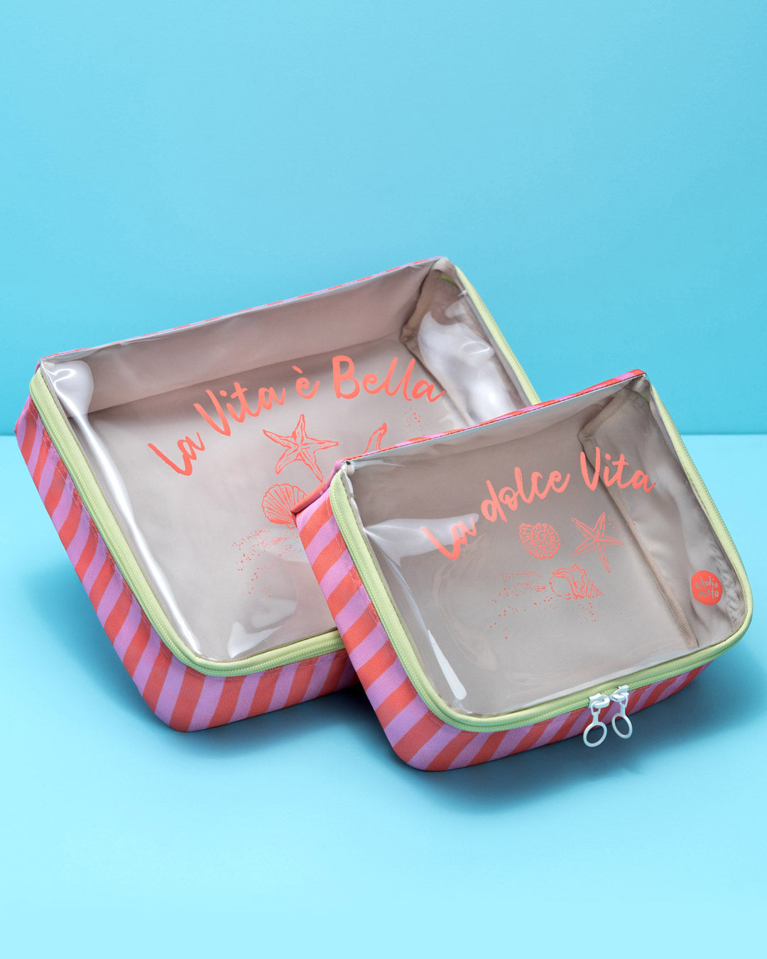 Organizador de ropa grande Stripes Naranja