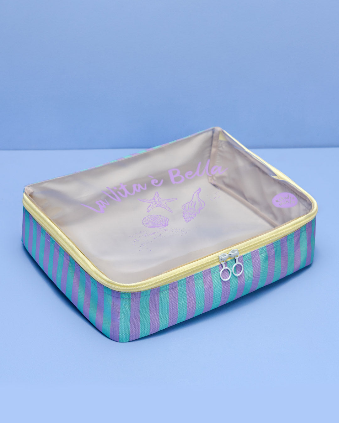 Organizador de ropa grande Stripes Lila